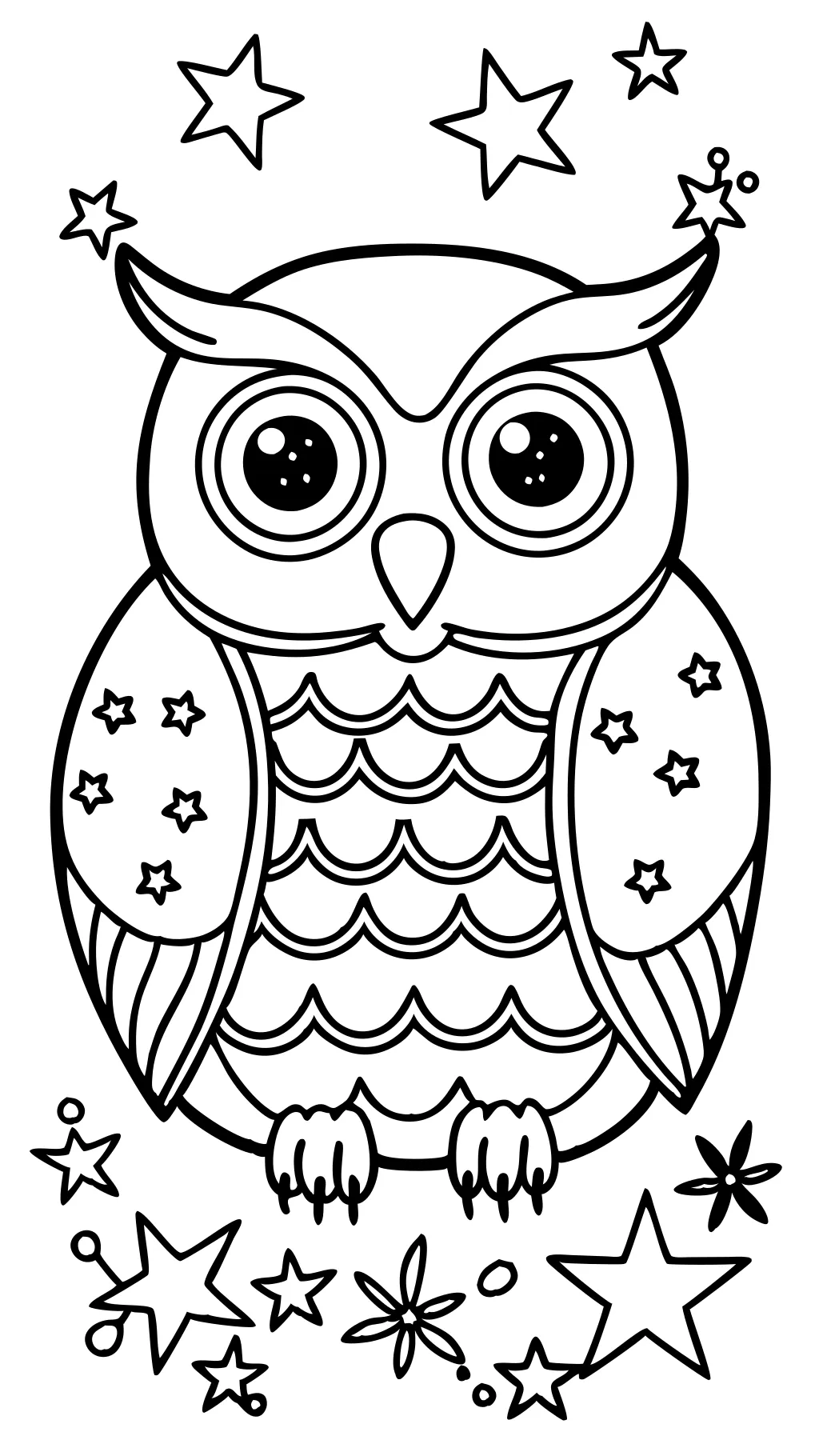 printable owl coloring pages